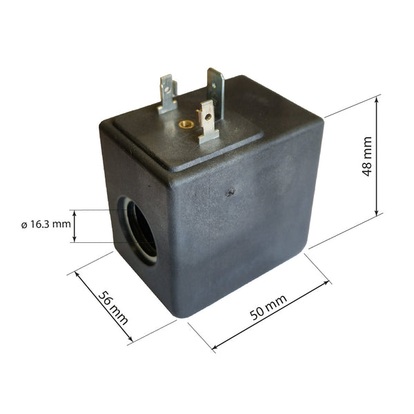 24VDC - 37W- ED 100% Solenoid Only For 45L & 50L Unloader Valve
