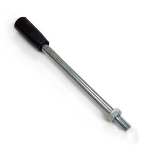 Hand lever 45L -80L-90L-100L-120L-150L-240L M10 Thread x 180mm Long - Black Plastic Handle