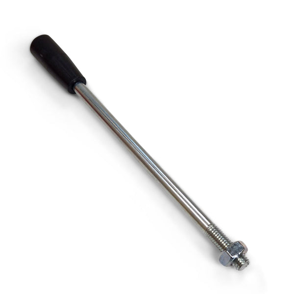 Hand lever 45L -80L-90L-100L-120L-150L-240L M10 Thread x 230mm Long - Black Plastic Handle
