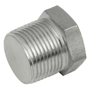 3/8 BSPT Blank Plug 09077
