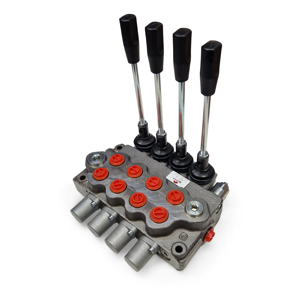 Standard 45L Lever Operated Monoblock Valves (3/8"BSP) (1-6 levers) - Approved Hydraulics Limited