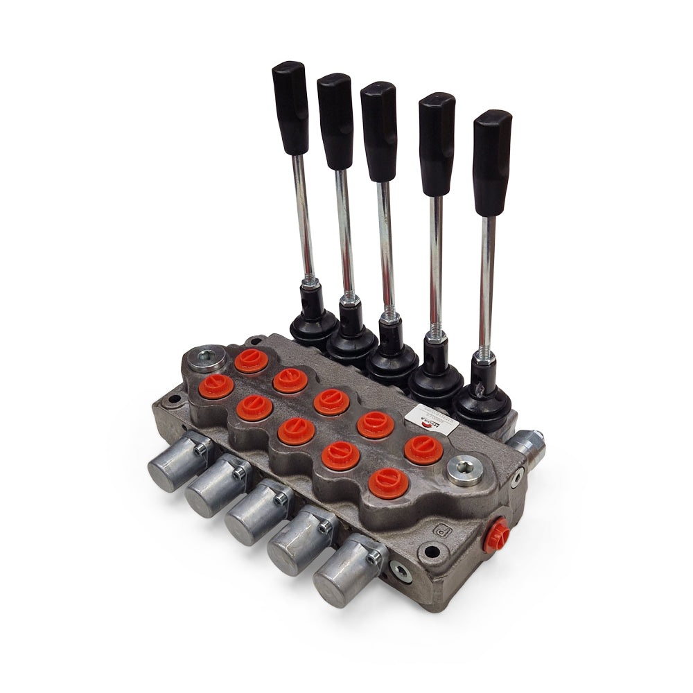 Standard 45L Lever Operated Monoblock Valves (3/8"BSP) (1-6 levers) - Approved Hydraulics Limited