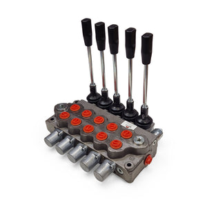 Standard 45L Lever Operated Monoblock Valves (3/8"BSP) (1-6 levers) - Approved Hydraulics Limited