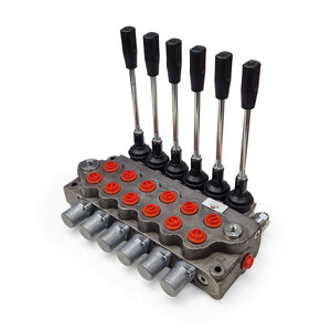 Standard 45L Lever Operated Monoblock Valves (3/8"BSP) (1-6 levers) - Approved Hydraulics Limited