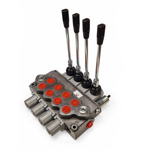 Standard 90L Lever Operated Double Acting Monoblock Valves (1/2"BSP) (1-6 Levers)