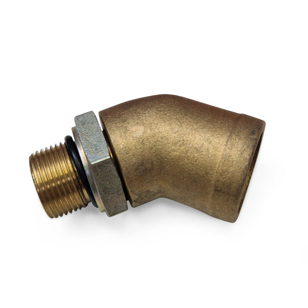 ADMISSION CONNECTOR 3/4" PIPE 1"1/2 ELBOW 45º