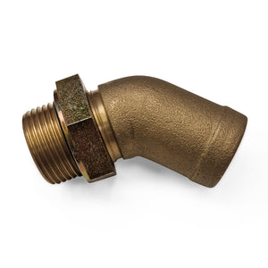 ADMISSION CONNECTOR 1" PIPE 1"1/4 ELBOW 45º