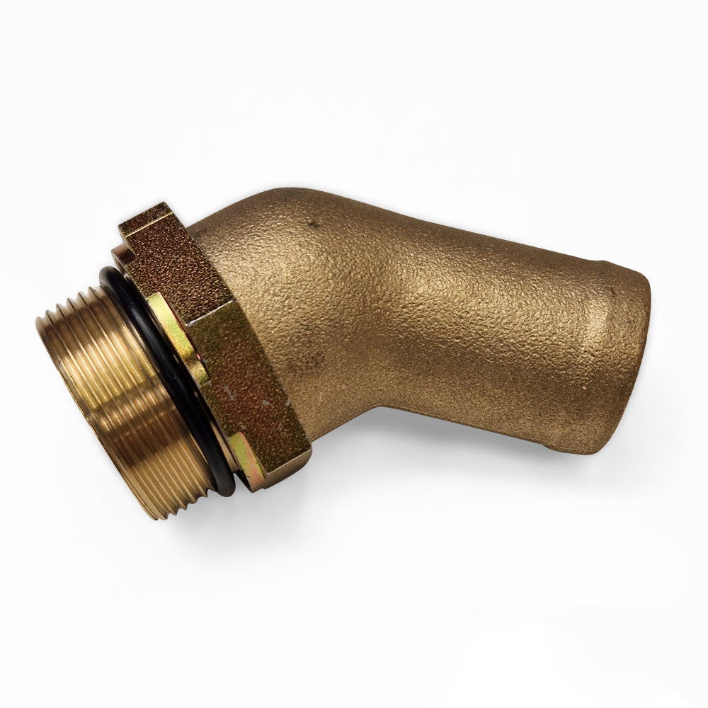 ADMISSION CONNECTOR 1 1/2" PIPE 1 1/2" ELBOW 45º