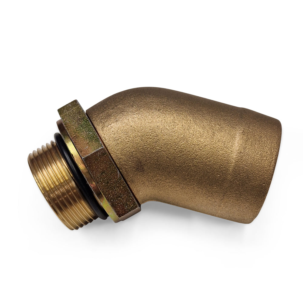 ADMISSION CONNECTOR 1"1/4 PIPE 2" ELBOW 45º