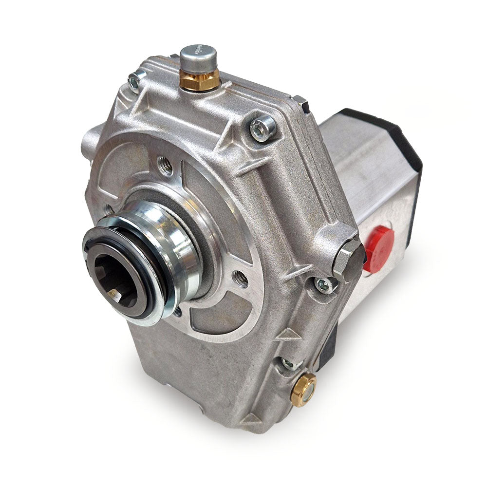 Aluminium Hydraulic Female Shaft AGRI PTO Gearbox 3:1 Ratio (20 kW Max) with Group 3 Pump - Approved Hydraulics Limited