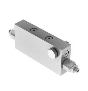 3/8 BSPP Double Acting Counterbalance Valve For Open Centre 350 Bar - Bolt Fitting - Steel Body