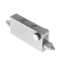 3/8 BSPP Double Acting Counterbalance Valve For Open Centre 350 Bar - Bolt Fitting - Steel Body