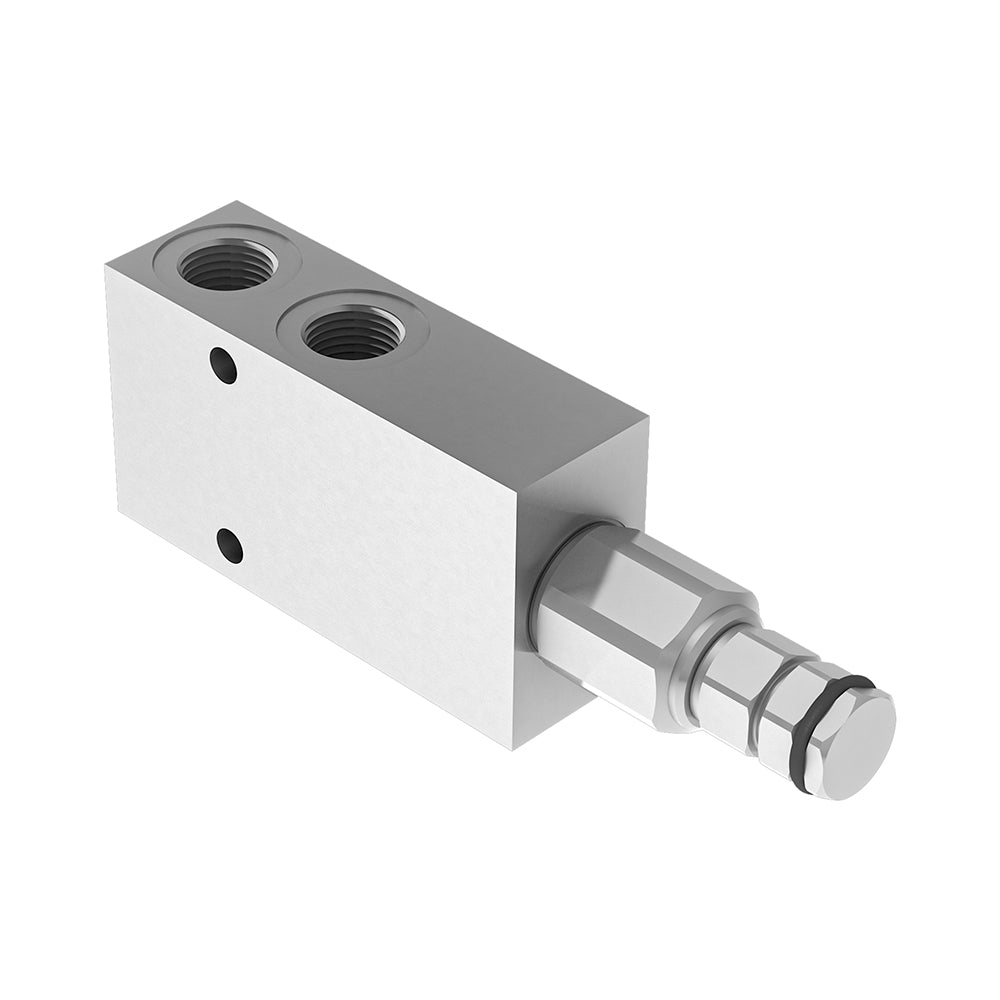 BSPP Single Acting Counterbalance Valves for Closed Centre with Steel Body