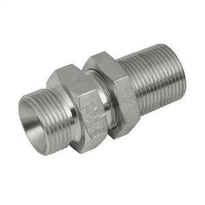 3/4" BSP x 3/4" BSP Bulkhead Adaptor with Locknut - Approved Hydraulics Limited