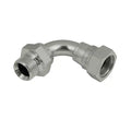 1/2" BSP Male x 1/2" BSP Female Swept 90° Elbow