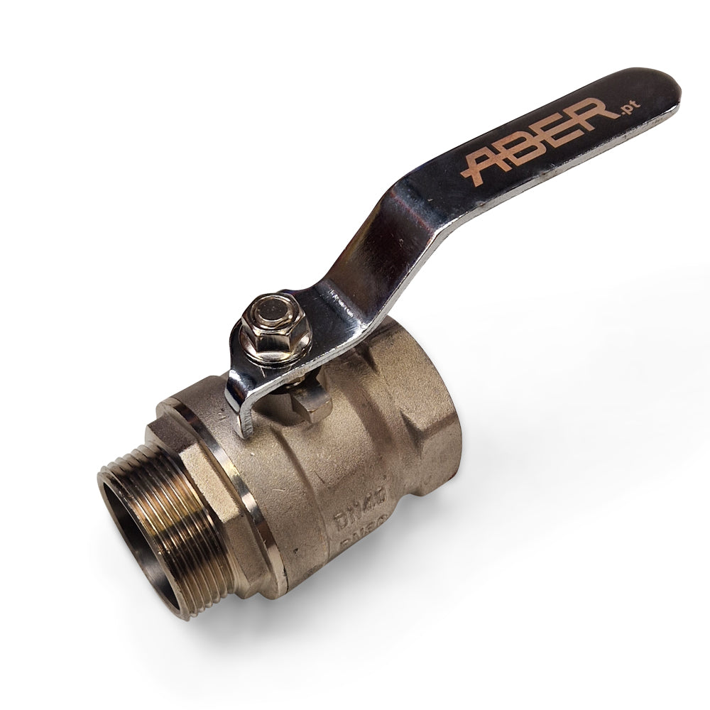 BALL VALVE 1" 1/2; BSP; MALE - FEMALE (BRASS) - Approved Hydraulics Limited
