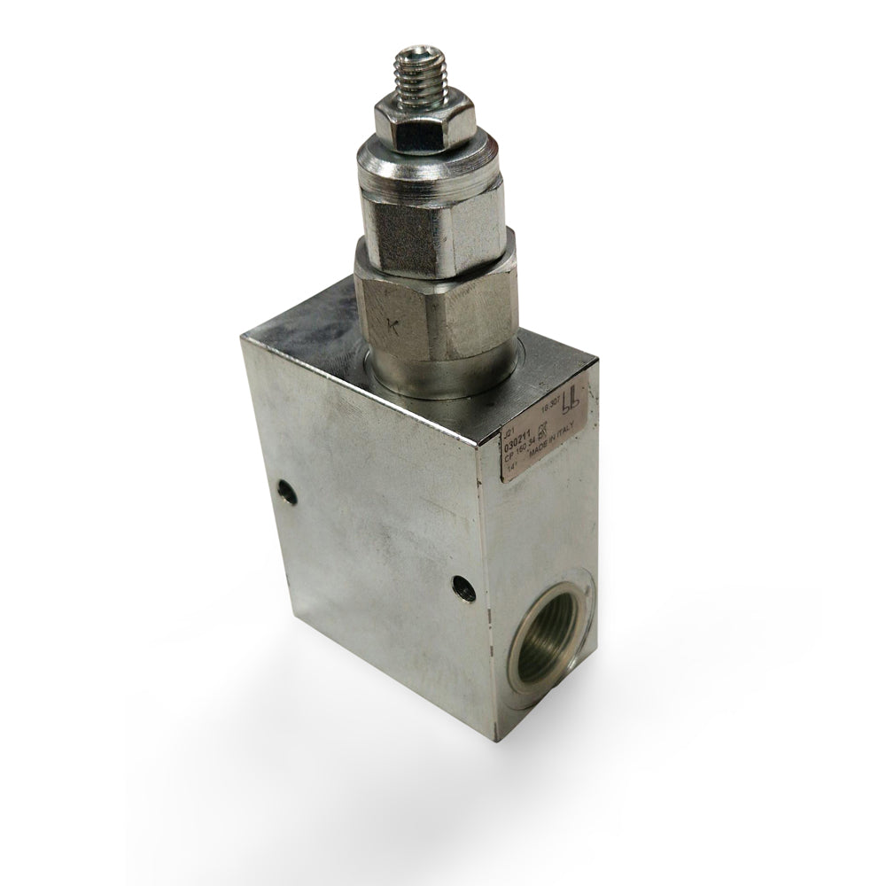 3/4&quot; BSP IN-LINE 80 lpm RELIEF VALVE - 100-350 bar