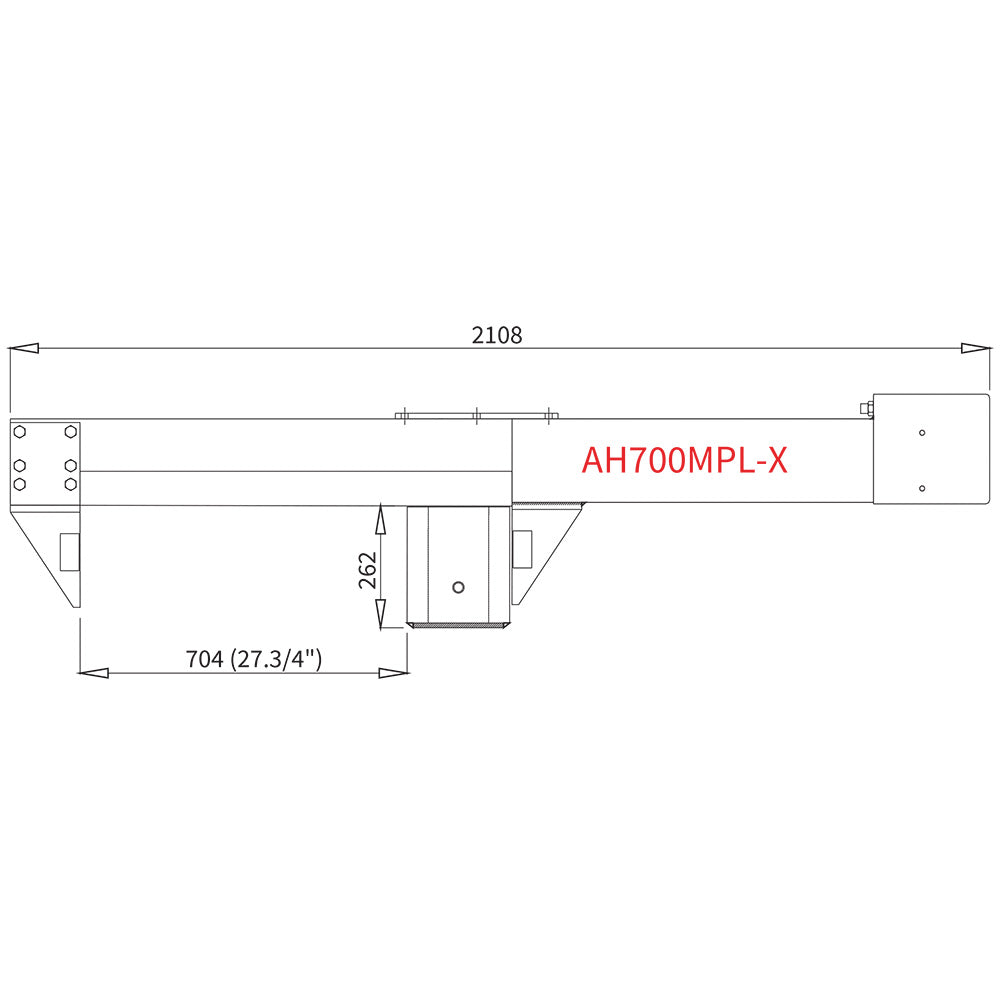 AH700 Stroke Multi-purpose Log Splitter (Rotator & Hitch not included)