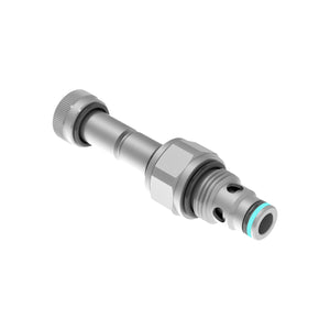 SAE10/2 Solenoid Valve Cartridge - Pilot Operated - 70 L/Min - 350bar - Checked in BOTH Directions - Approved Hydraulics Limited