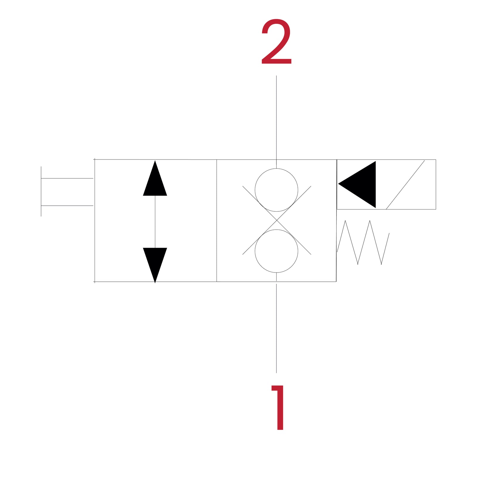 SAE10/2 Solenoid Valve Cartridge - Pilot Operated - 70 L/Min - 350bar - Checked in BOTH Directions