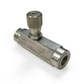 90° UNIDIRECTIONAL FLOW REGULATOR 3/8" BSP - Pressure Compensated