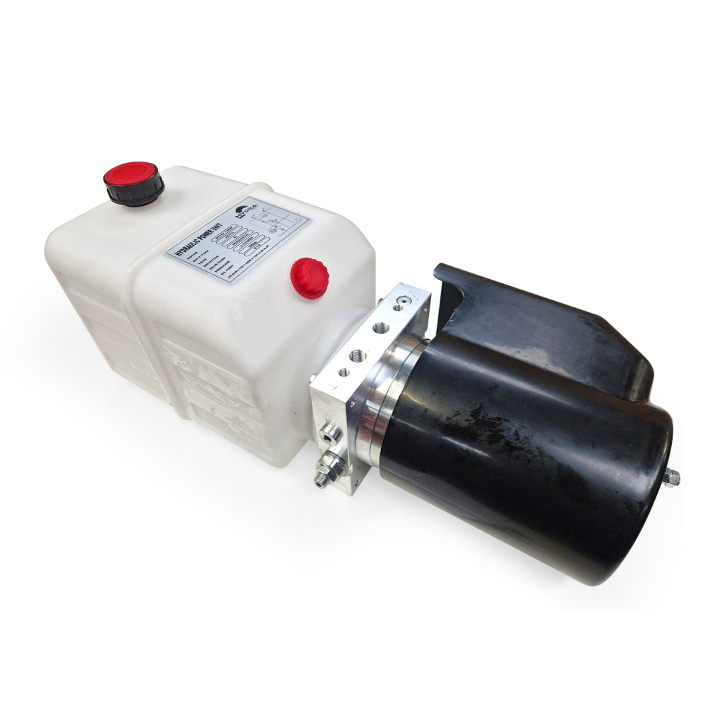 Mini Hydraulic Power Packs - Standard P&amp;T - 12V/24V DC - 1.6kW - With Starter Solenoid - 160 Bar