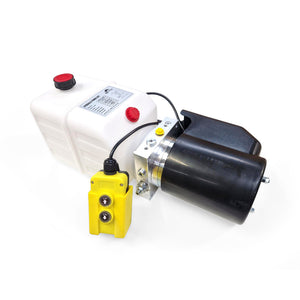 Single Acting/Tipper Hydraulic Power Packs - 1.6kW - 2 Button Pendant Control - 160 Bar Preset