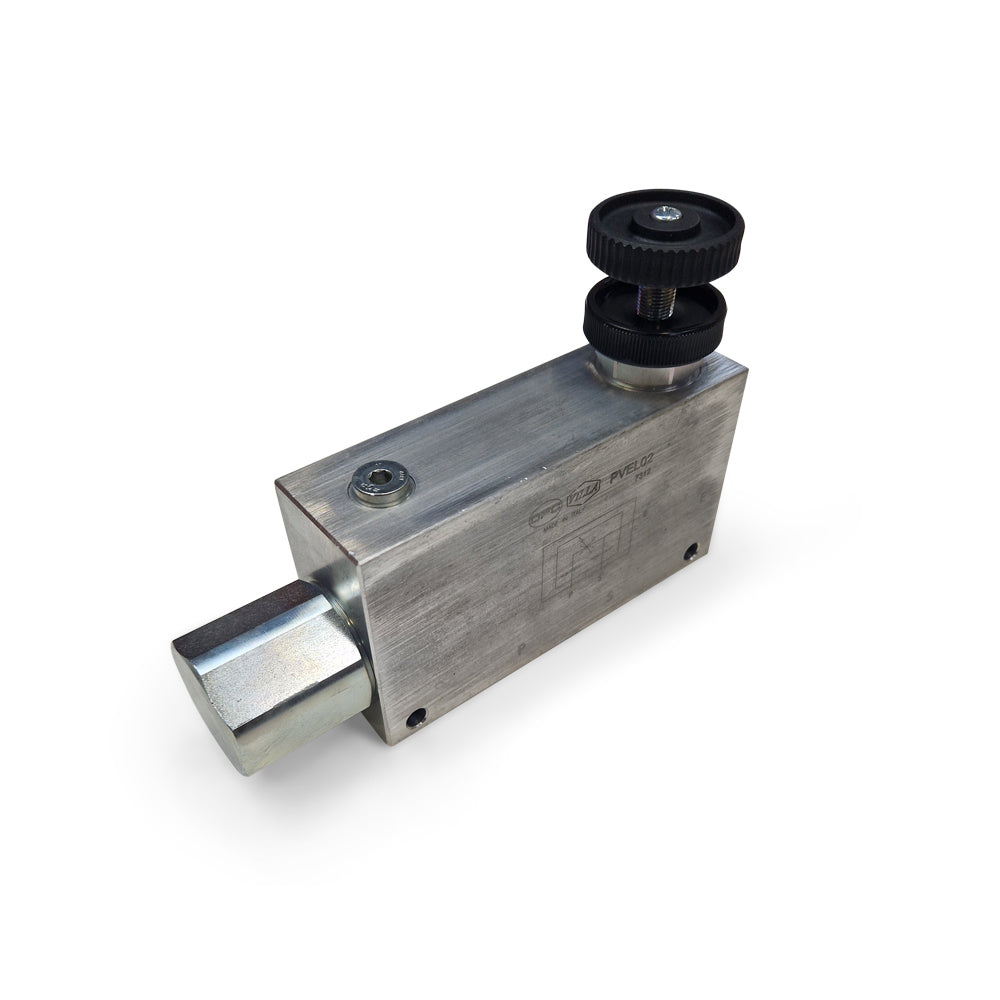 3/8" 3 Way Adjustable Priority Flow Control Valve  - Excess to Line.