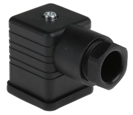 Standard DIN Hirschmann Connector Plug - Black