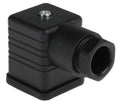 Standard DIN Hirschmann Connector Plug - Black - Approved Hydraulics Limited