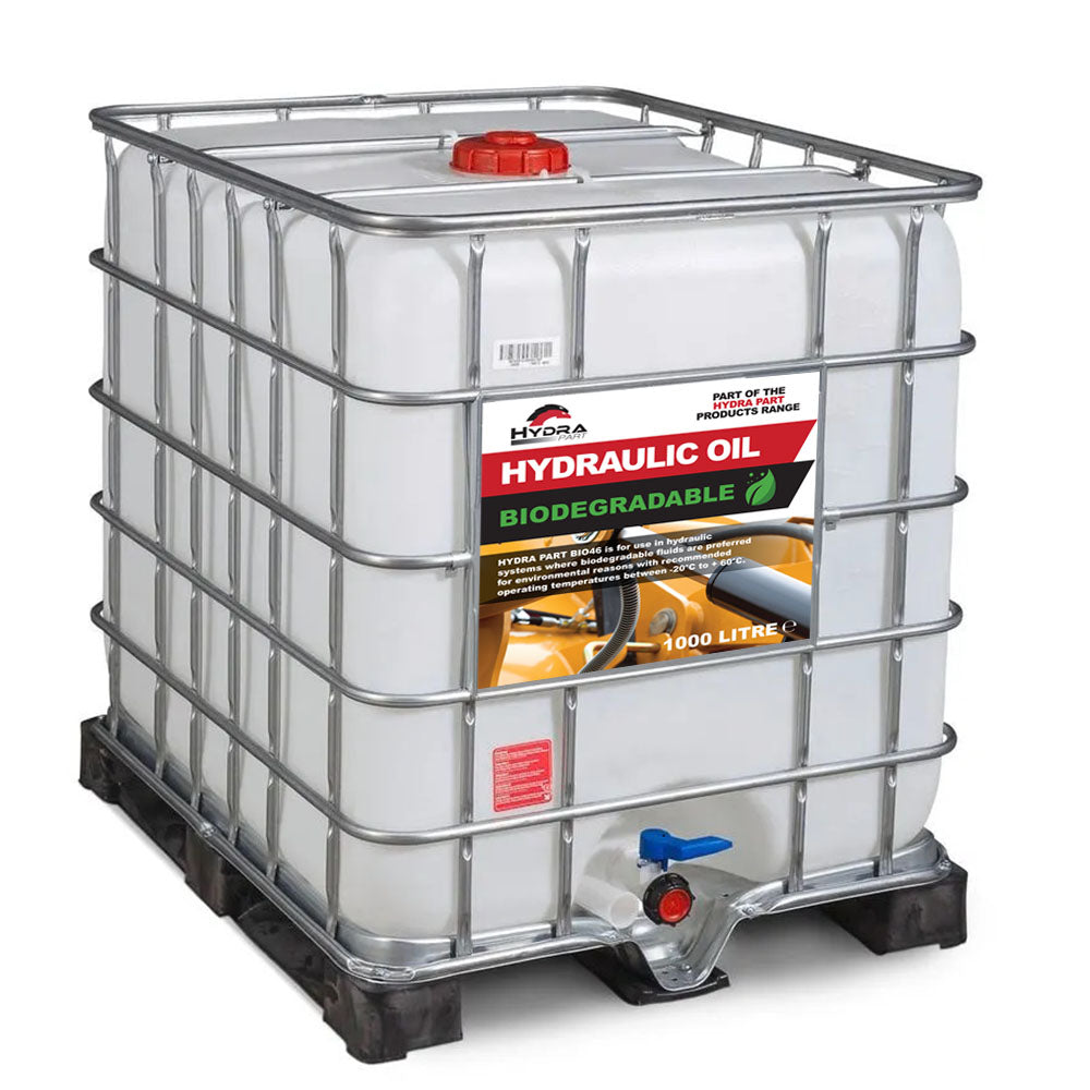 Biodegradable Hydraulic Oil ISO32, 1000 Litres IBC - Approved Hydraulics Limited