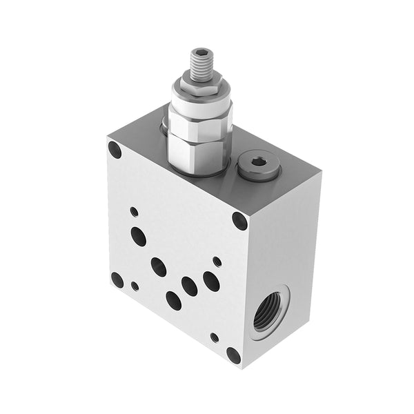 1/2 BSPP CETOP 5 Single Manifold - 80 L/Min - 20/210 Bar - Aluminium Body