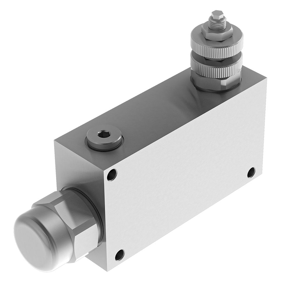 1/2 BSPP Three-Way Flow Control Valve - Pressure Compensated - Exceending Flow To Pressure