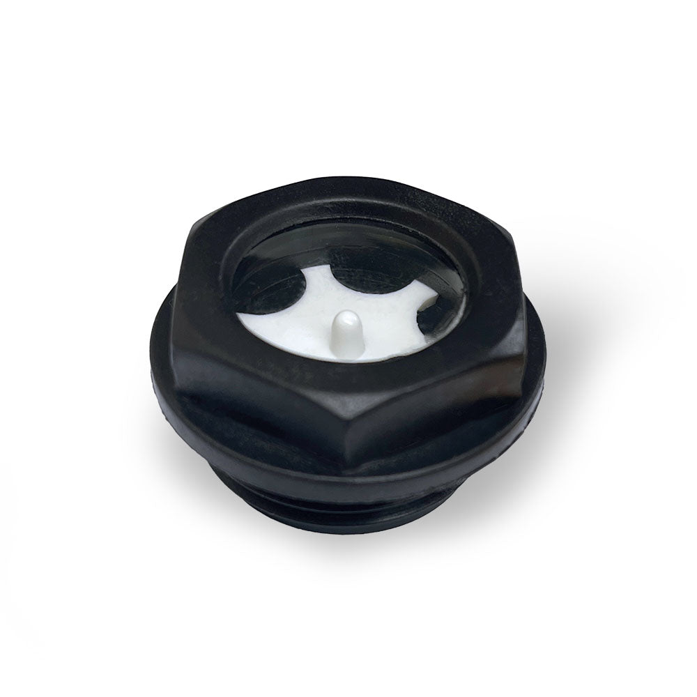 1" BSP Spy Eye Level Gauge (Black)