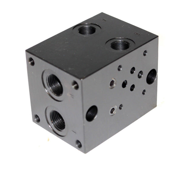 CETOP 3 Steel Manifold with Relief Cavity - P&T 1/2" - A&B 3/8"