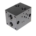 CETOP 3 Steel Manifold with Relief Cavity - P&T 1/2" - A&B 3/8"