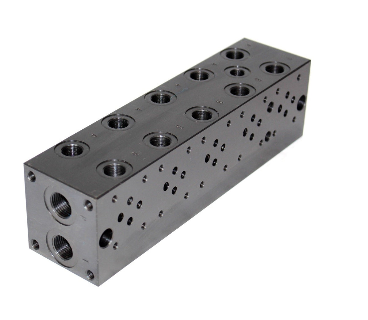 CETOP 5 - Steel Manifold with Relief Cavity - P&amp;T 3/4&quot; -  A&amp;B 1/2&quot;