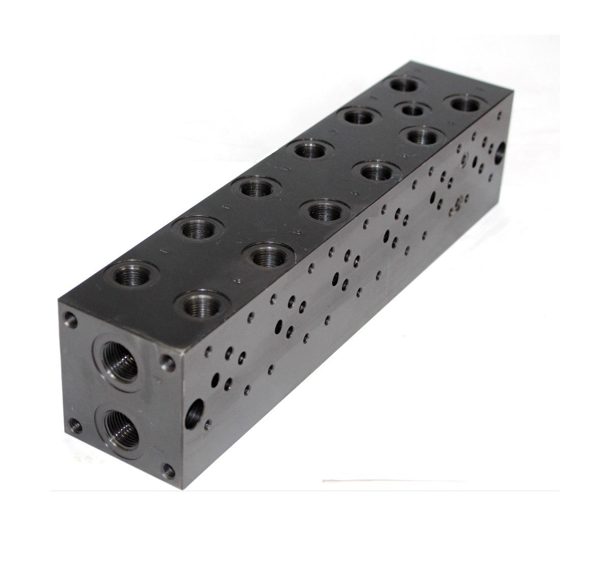 CETOP 5 - Steel Manifold with Relief Cavity - P&amp;T 3/4&quot; -  A&amp;B 1/2&quot;