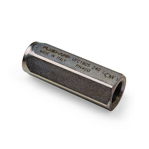 BSPP Female Poppet Check Valve - Cracking Pressure 0.5 Bar