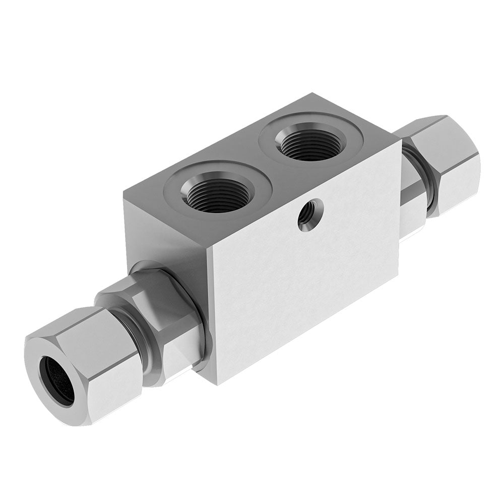 DIN 3/8 BSPP Double Acting Pilot Check Valve - Pipe12