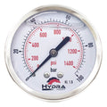 Hydra Part 100mm Glycerine Hydraulic Pressure Gauge 0-1400 Psi (100 Bar) 1/2" Rear Entry - Approved Hydraulics