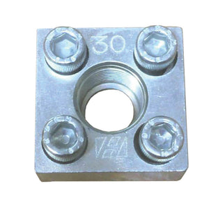 3/8" Port, Straight, 30mm PCD, Female Gear Pump Adaptor