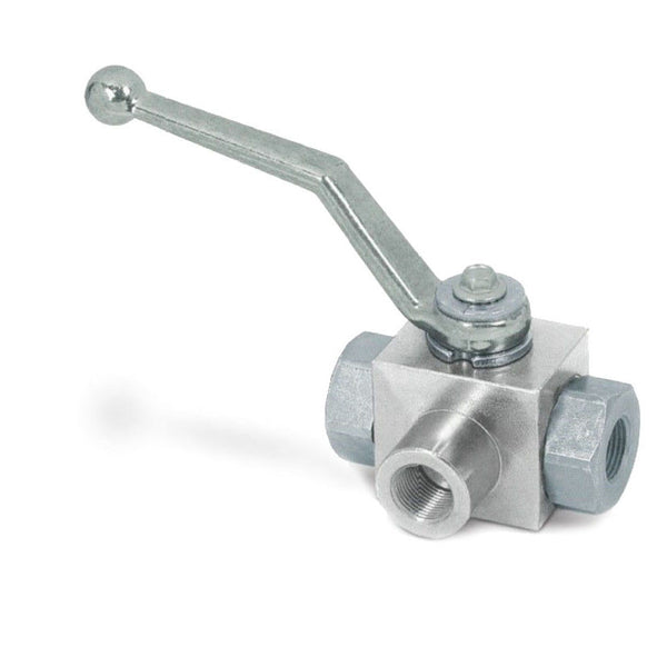 Hydra Part 3 Way High Pressure Ball Valves - Approved Hydraulics