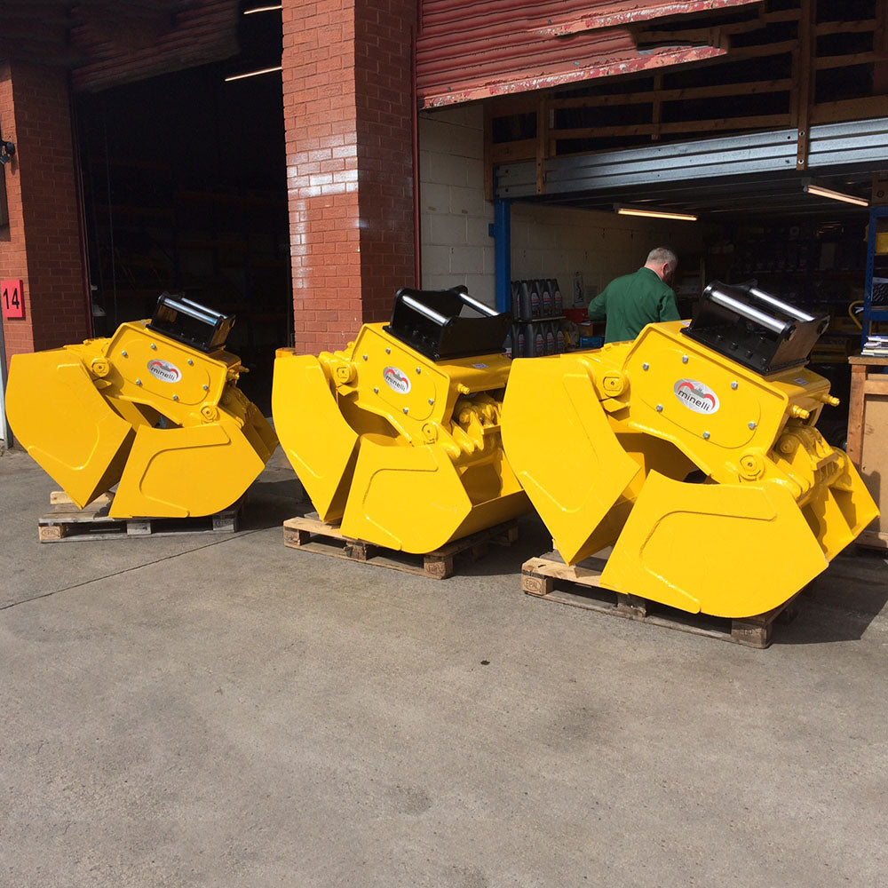 Minelli MBB Clamshell Buckets - Approved Hydraulics