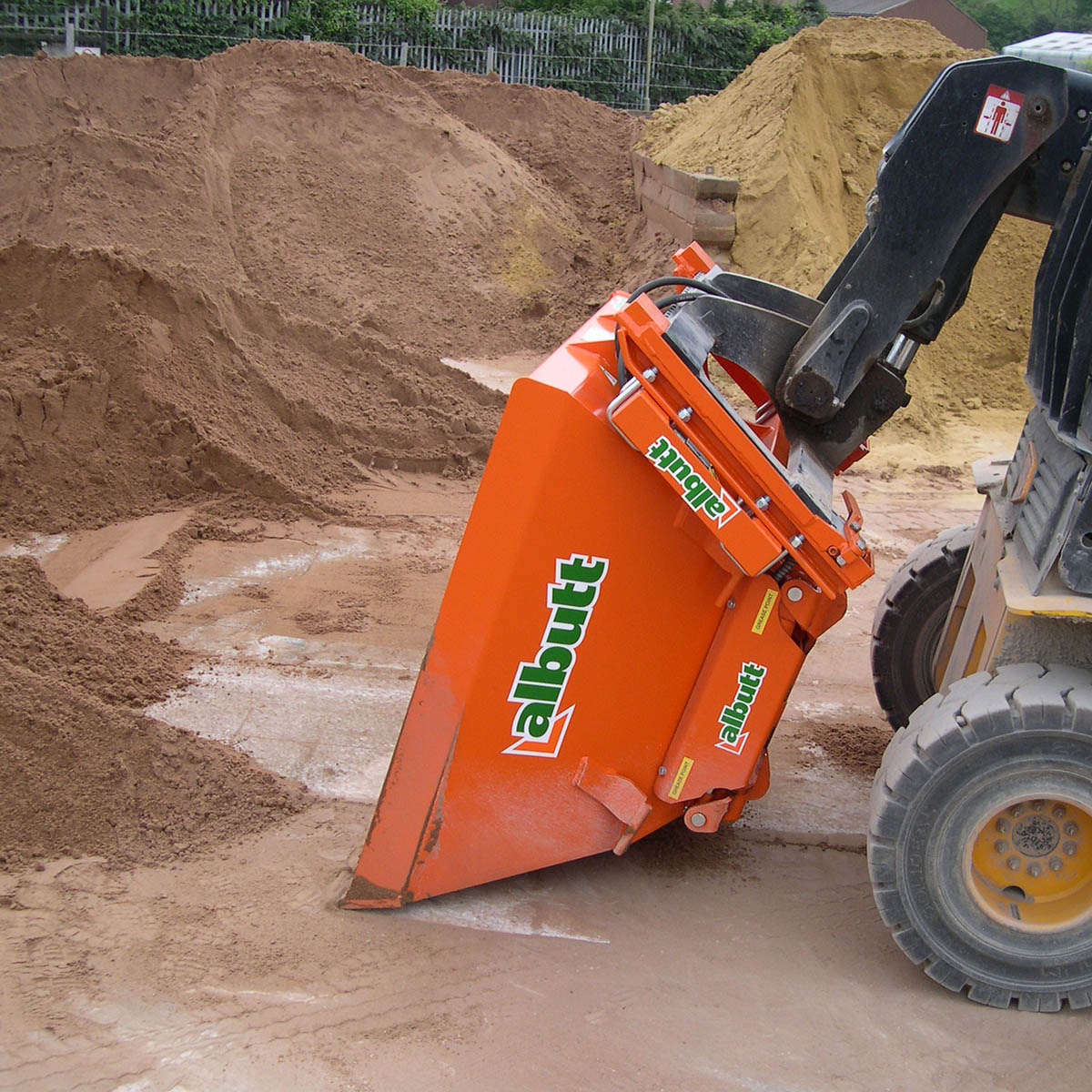 Albutt Bag Filling Buckets - Approved Hydraulics