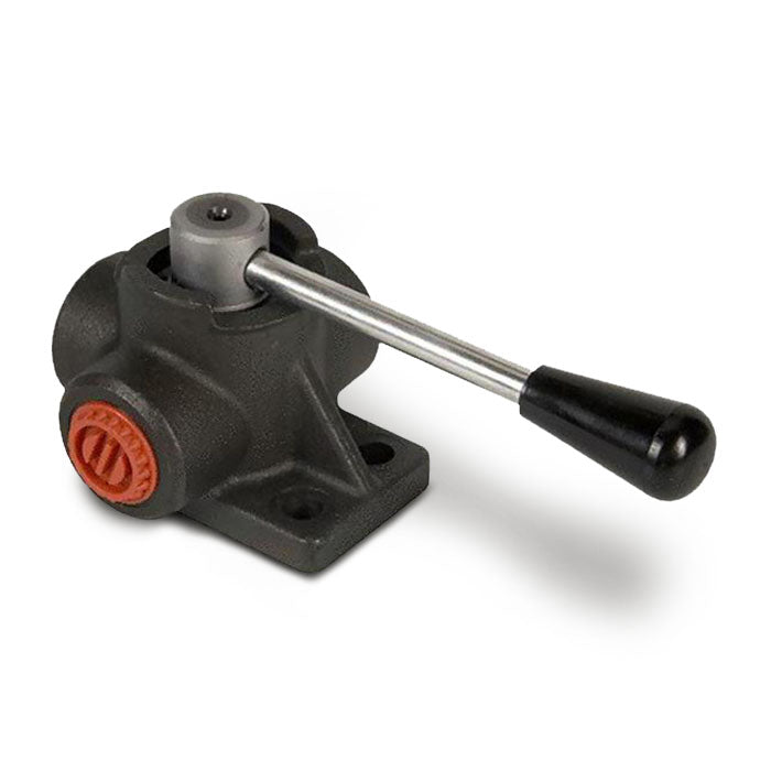 Hydra Part 3/8&quot; 3 port manual diverter valve (open centre) - Approved Hydraulics