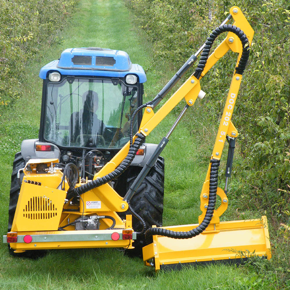 Femac DOC 202 Side Arm Flail (2.4-2.8T Tractors) - Approved Hydraulics