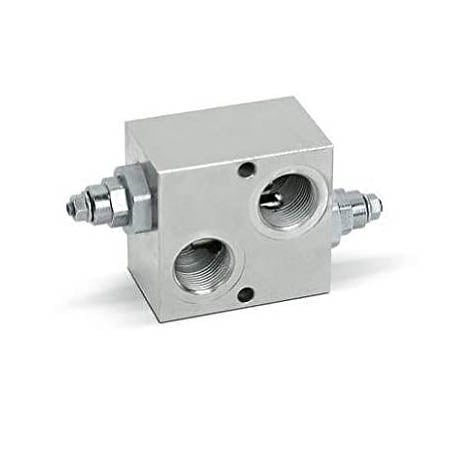 Hydra Part 1/2&quot; BSP Dual Cross 35 LPM R/V Flangeable On Motors OMP/OMR - Approved Hydraulics