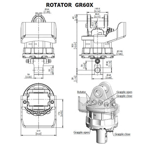 Baltrotors GR60X Rotator - Approved Hydraulics