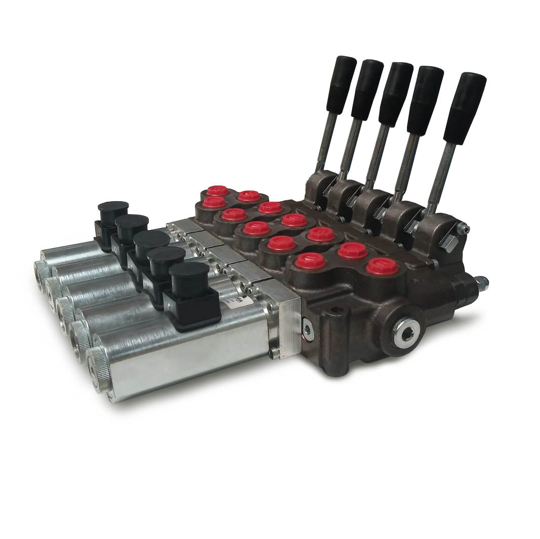 HP50 1/2&quot; Solenoid &amp; Lever Control Valves 50LPM 12/24VDC